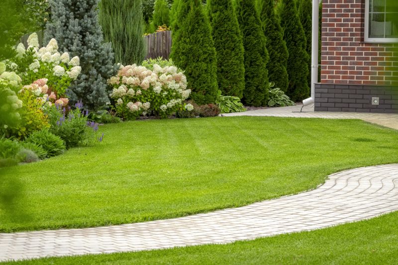 Paver Patio Design with Curved Edges