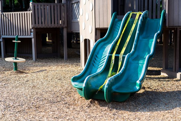 Play Area Mulch Installation in De Pere